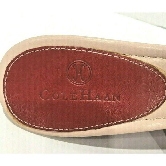 Cole Haan 7.5B red wedge heel slides sandals shoes - Picture 6 of 8